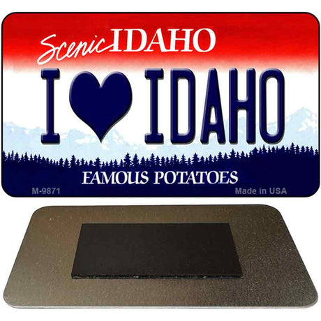 I Love Idaho Idaho State Metal Novelty Magnet M-9871