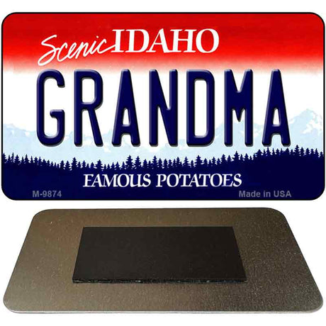 Grandma Idaho State Metal Novelty Magnet M-9874