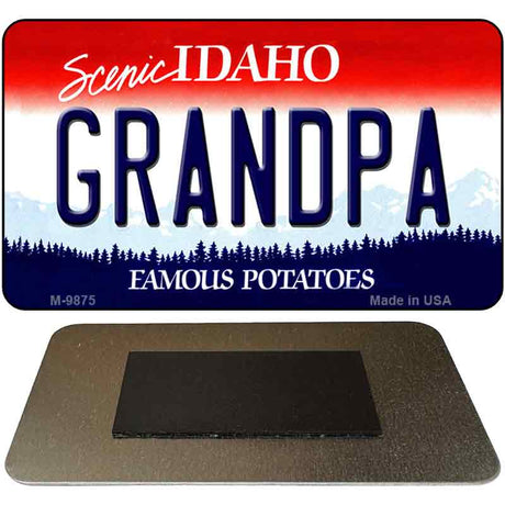 Grandpa Idaho State Metal Novelty Magnet M-9875