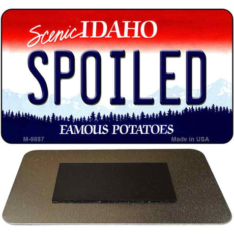 Spoiled Idaho State Metal Novelty Magnet M-9887