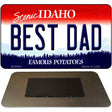 Best Dad Idaho State Metal Novelty Magnet M-9889