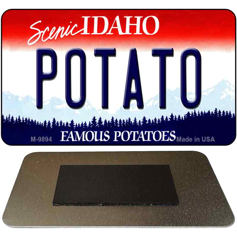 Potato Idaho State Metal Novelty Magnet M-9894