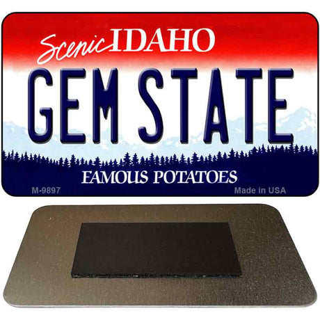 Gem State Idaho State Metal Novelty Magnet M-9897