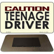 Caution Teenage Driver Novelty Metal Magnet M-9900