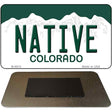 Native Colorado Metal Novelty Magnet M-9910