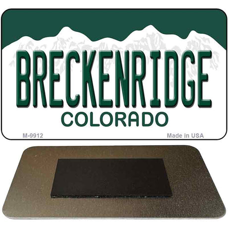 Breckenridge Colorado Metal Novelty Magnet M-9912