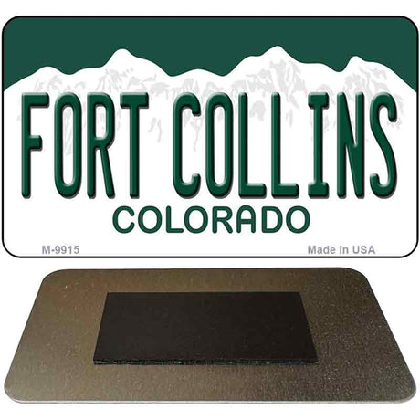 Fort Collins Colorado Metal Novelty Magnet M-9915