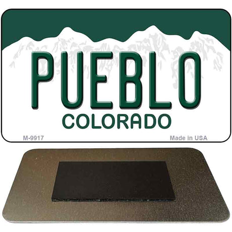 Pueblo Colorado Metal Novelty Magnet M-9917