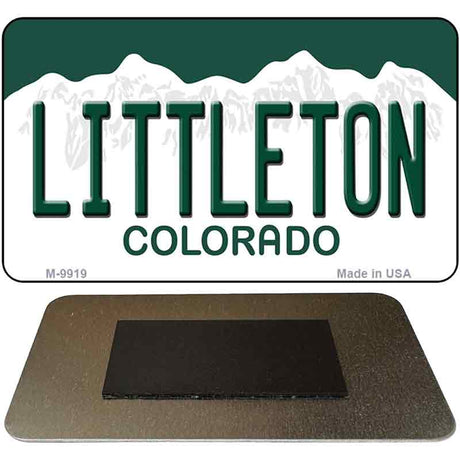 Littleton Colorado Metal Novelty Magnet M-9919