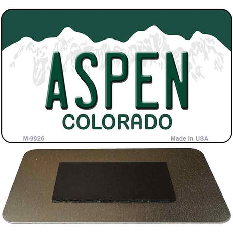 Aspen Colorado Metal Novelty Magnet M-9926