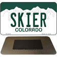 Skier Colorado Metal Novelty Magnet M-9929