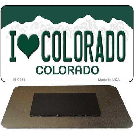 I Love CO Colorado Metal Novelty Magnet M-9931