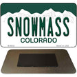 Snowmass Colorado Metal Novelty Magnet M-9932