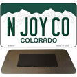 N Joy CO Colorado State Metal Novelty Magnet M-9935