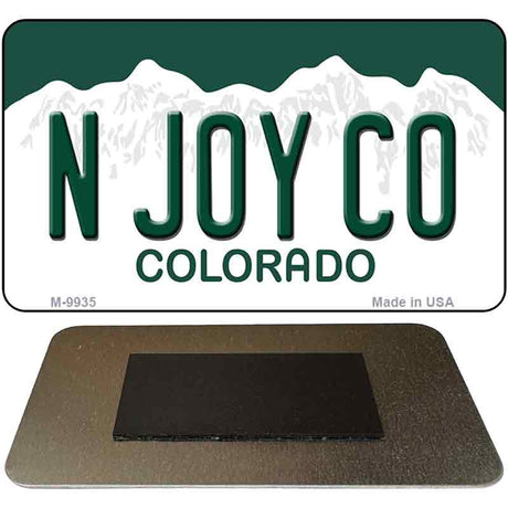 N Joy CO Colorado State Metal Novelty Magnet M-9935