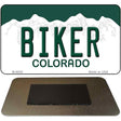 Biker Colorado State Metal Novelty Magnet M-9940