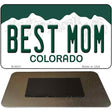 Best Mom Colorado State Metal Novelty Magnet M-9941