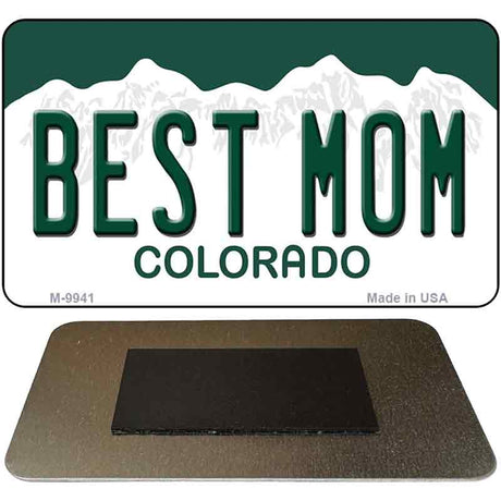 Best Mom Colorado State Metal Novelty Magnet M-9941