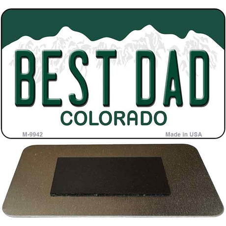 Best Dad Colorado State Metal Magnet Novelty M-9942