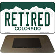 Retired Colorado State Metal Magnet Novelty M-9943