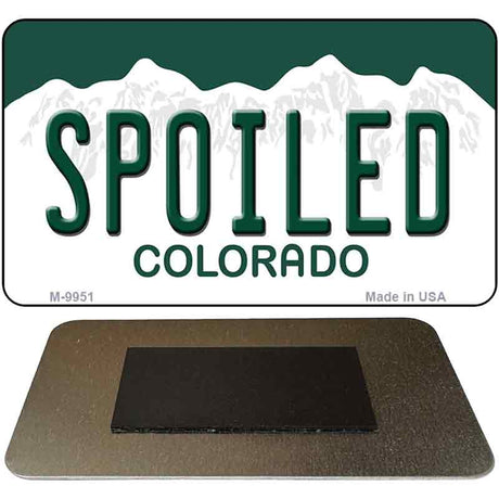 Spoiled Colorado State Metal Magnet Novelty M-9951