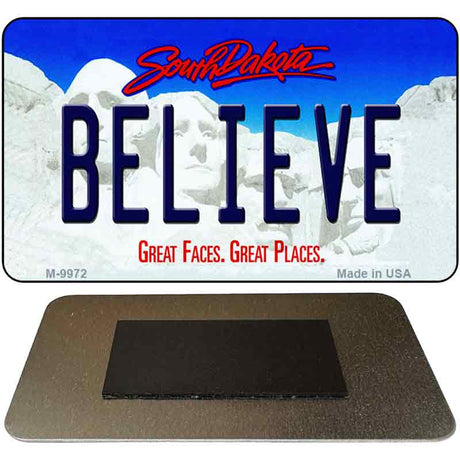 Believe South Dakota State Magnet Novelty M-9972