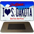 I Love S. Dakota South Dakota State Magnet Novelty M-9980