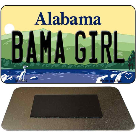 Bama Girl Alabama State Magnet Novelty M-9997