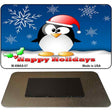 Happy Holidays Penguin Novelty Metal Magnet XMAS-07