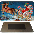 Santa Sleigh Novelty Metal Magnet XMAS-12