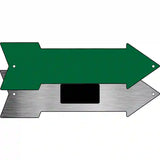 Green Novelty Metal Arrow Sign 8" x 2.25" (MA)