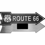 Route 66 Novelty Metal Arrow Sign 8" x 2.25" (MA)