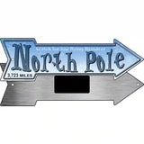 North Pole Novelty Metal Arrow Sign 8" x 2.25" (MA)