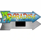 Paradise Novelty Metal Arrow Sign 8" x 2.25" (MA)