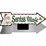 Santas Village Novelty Metal Arrow Sign 8" x 2.25" (MA)