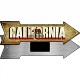 California Novelty Metal Arrow Sign 8" x 2.25" (MA)