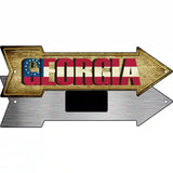 Georgia Novelty Metal Arrow Sign 8" x 2.25" (MA)