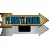 Pennsylvania Novelty Metal Arrow Sign 8" x 2.25" (MA)