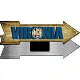 Virginia Novelty Metal Arrow Sign 8" x 2.25" (MA)