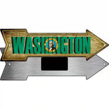 Washington Novelty Metal Arrow Sign 8" x 2.25" (MA)