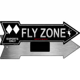 Fly Zone Novelty Metal Arrow Sign 8" x 2.25" (MA)