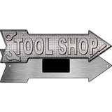 Tool Shop Novelty Metal Arrow Sign 8" x 2.25" (MA)