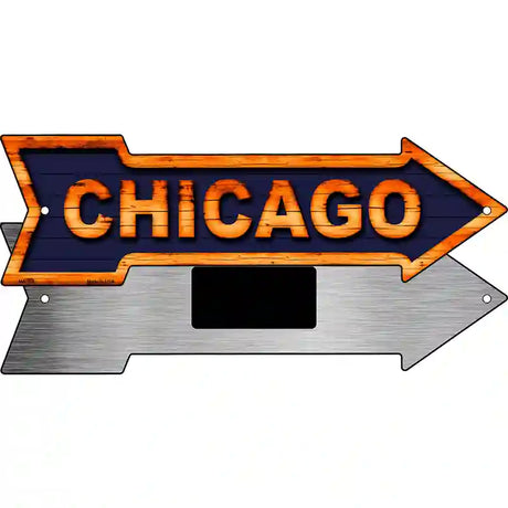 Chicago Novelty Metal Arrow Sign 8" x 2.25" (MA)