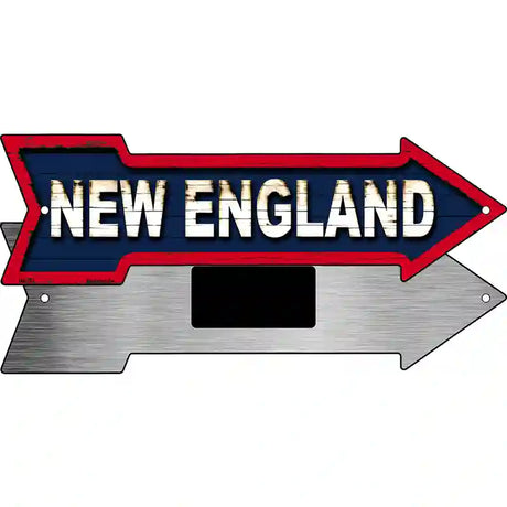 New England Novelty Metal Arrow Sign 8" x 2.25" (MA)