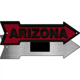 Arizona Colors Novelty Metal Arrow Sign 8" x 2.25" (MA)