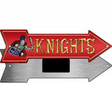 Knights Novelty Metal Arrow Sign 8" x 2.25" (MA)