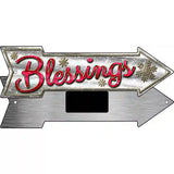 Blessings Novelty Metal Arrow Sign 8" x 2.25" (MA)