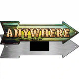 Anywhere Bulb Letters Novelty Metal Arrow Sign 8" x 2.25" (MA)