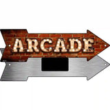 Arcade Bulb Letters Novelty Metal Arrow Sign 8" x 2.25" (MA)