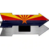 Arizona State Flag Novelty Metal Arrow Sign 8" x 2.25" (MA)